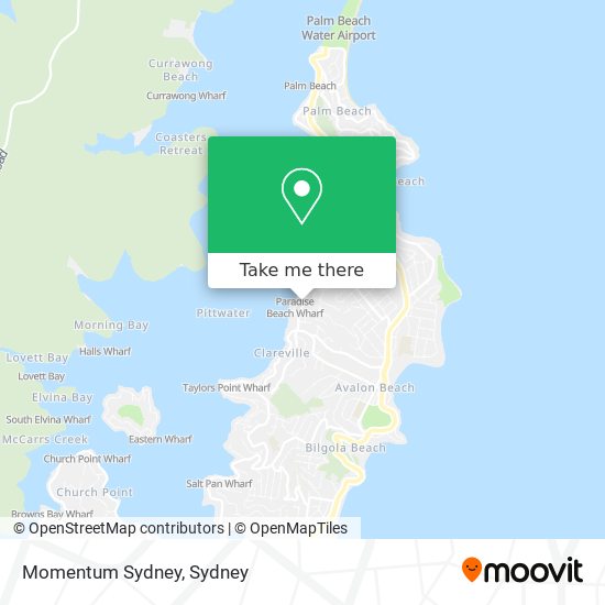 Mapa Momentum Sydney