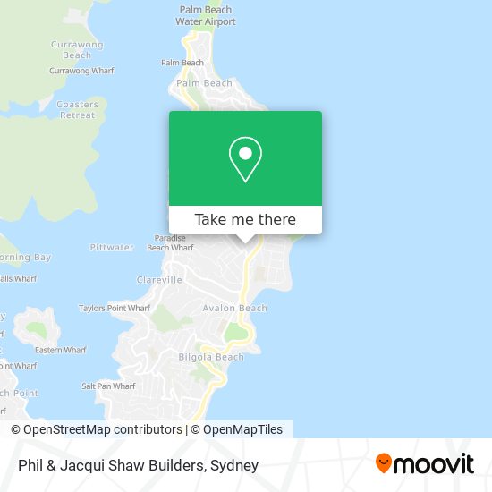 Phil & Jacqui Shaw Builders map