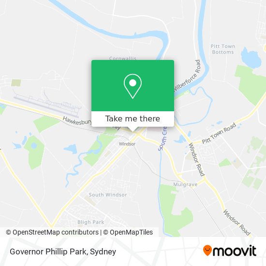 Governor Phillip Park map