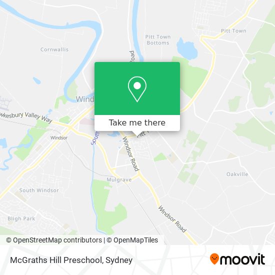 McGraths Hill Preschool map