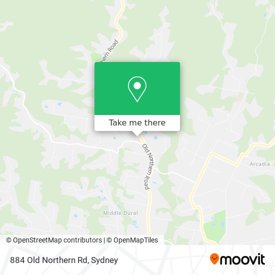 884 Old Northern Rd map