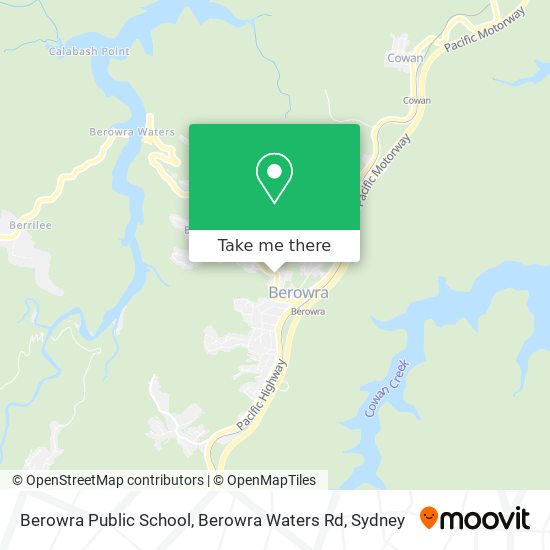 Mapa Berowra Public School, Berowra Waters Rd