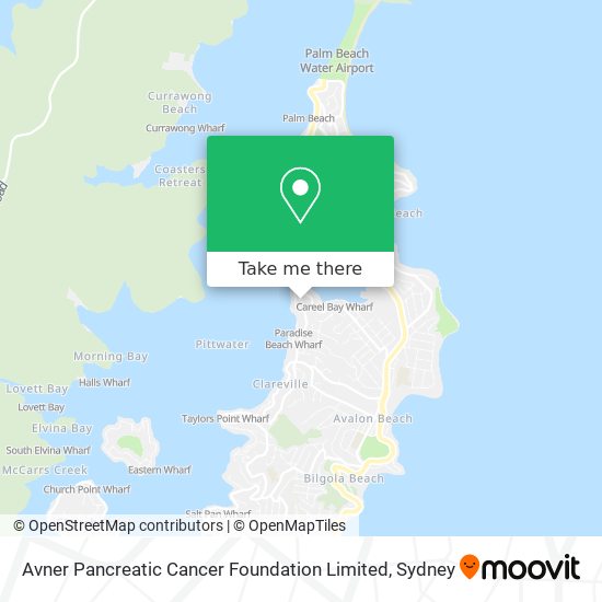 Avner Pancreatic Cancer Foundation Limited map
