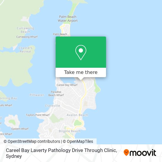 Careel Bay Laverty Pathology Drive Through Clinic map