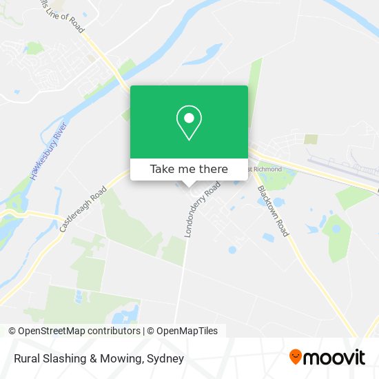 Rural Slashing & Mowing map