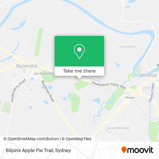 Bilpin's Apple Pie Trail map