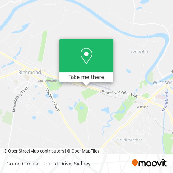 Grand Circular Tourist Drive map