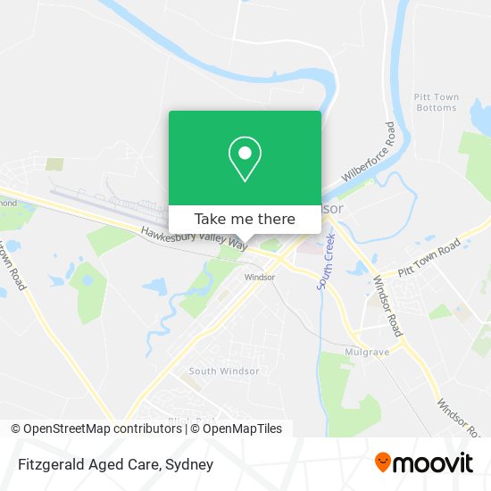 Fitzgerald Aged Care map