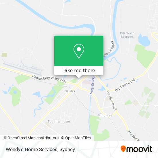 Wendy's Home Services map