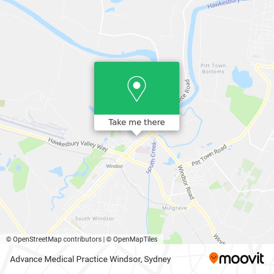 Advance Medical Practice Windsor map