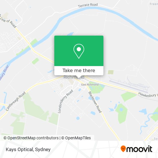 Kays Optical map