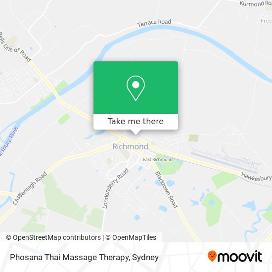 Phosana Thai Massage Therapy map