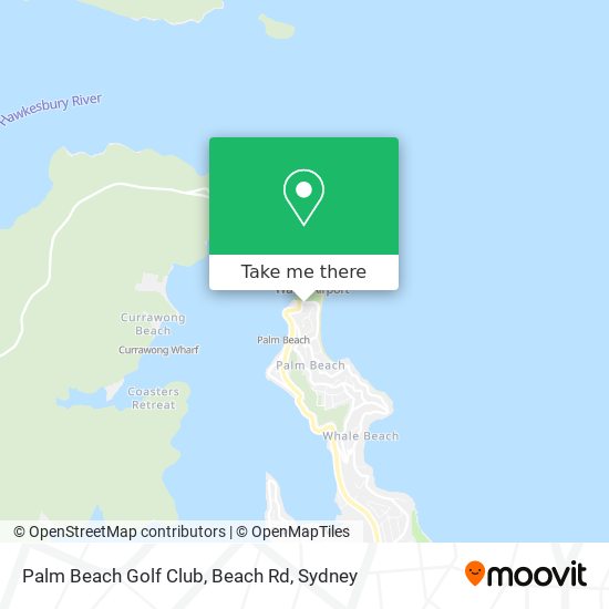 Palm Beach Golf Club, Beach Rd map