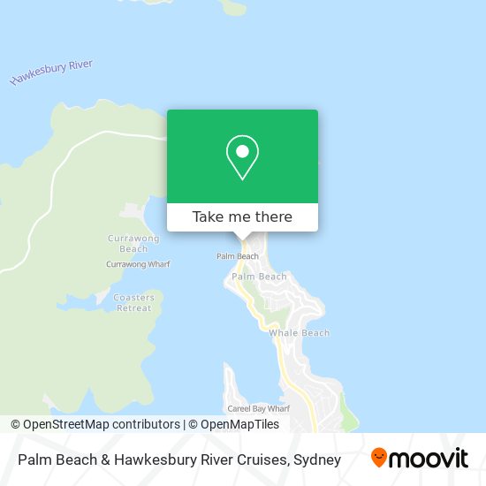 Palm Beach & Hawkesbury River Cruises map