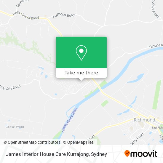 Mapa James Interior House Care Kurrajong