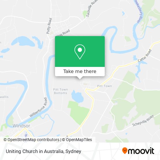 Mapa Uniting Church in Australia