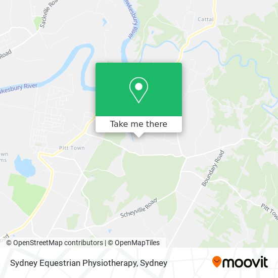 Sydney Equestrian Physiotherapy map
