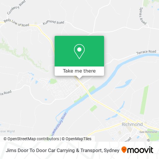 Jims Door To Door Car Carrying & Transport map