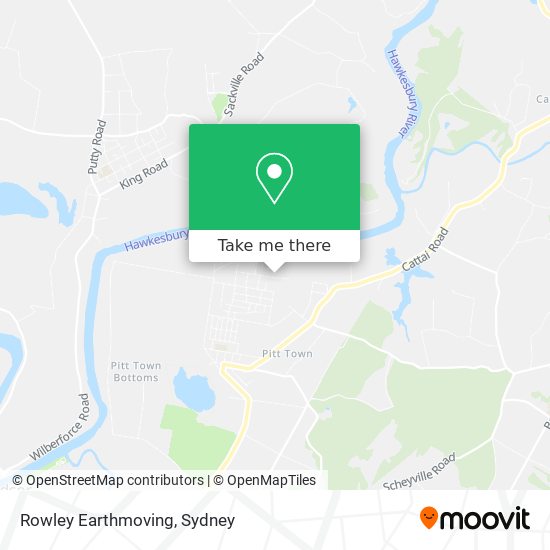 Rowley Earthmoving map