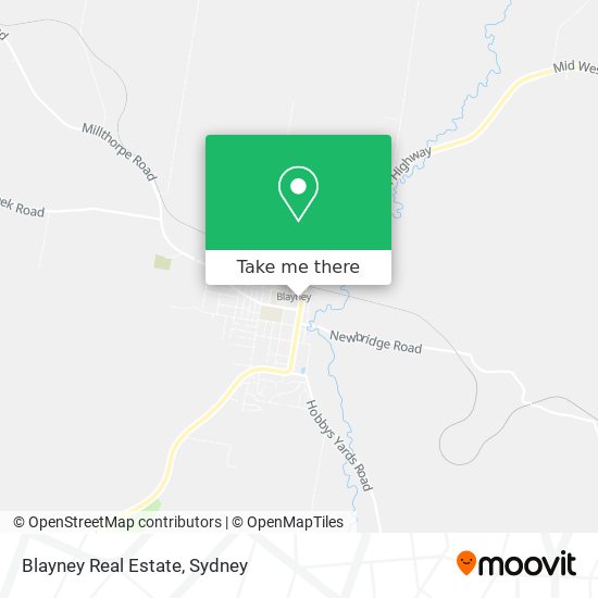 Mapa Blayney Real Estate