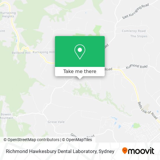 Mapa Richmond Hawkesbury Dental Laboratory