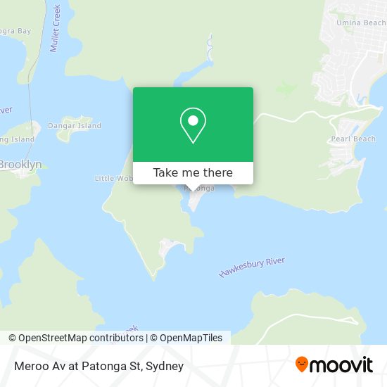 Meroo Av at Patonga St map
