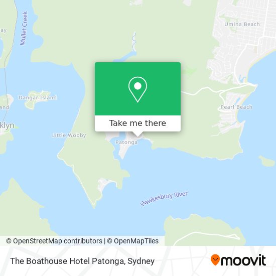 The Boathouse Hotel Patonga map