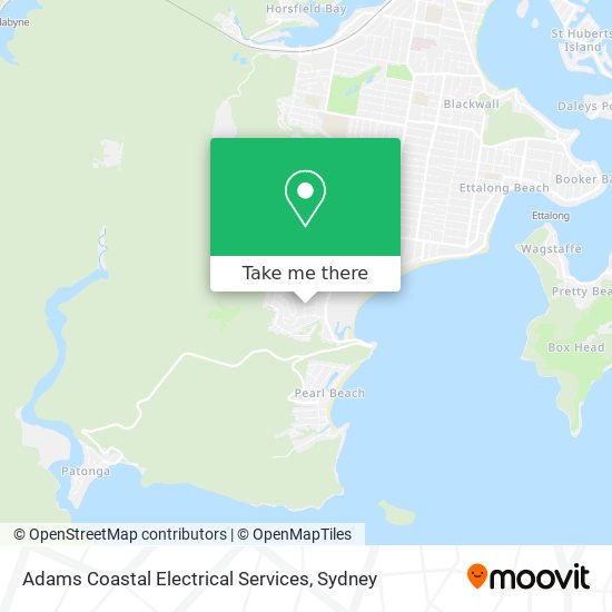 Mapa Adams Coastal Electrical Services