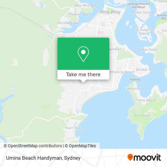 Mapa Umina Beach Handyman