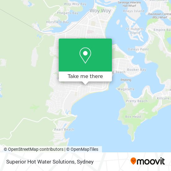 Superior Hot Water Solutions map