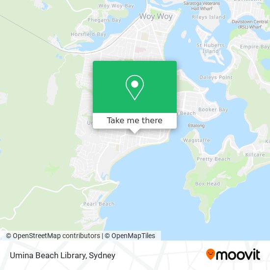 Mapa Umina Beach Library