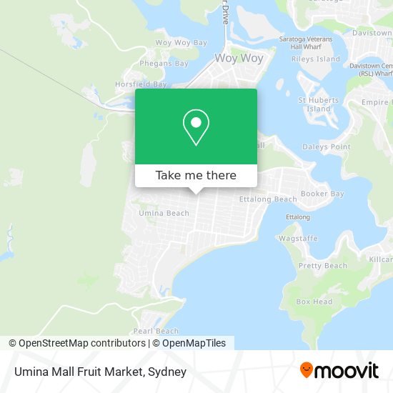 Umina Mall Fruit Market map