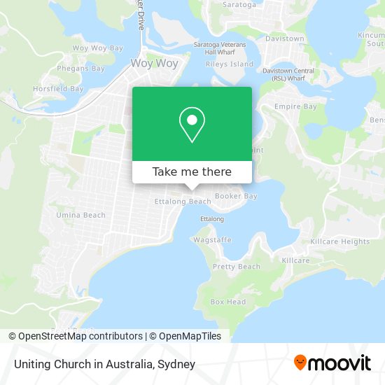 Mapa Uniting Church in Australia