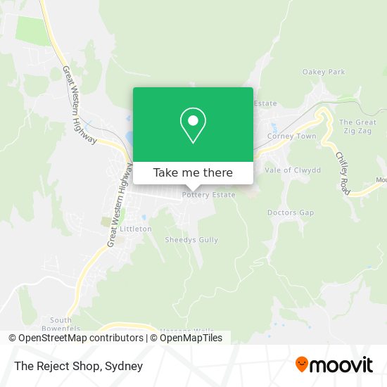 The Reject Shop map