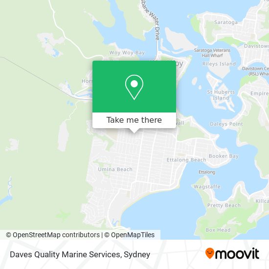 Mapa Daves Quality Marine Services