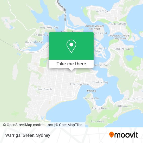 Warrigal Green map