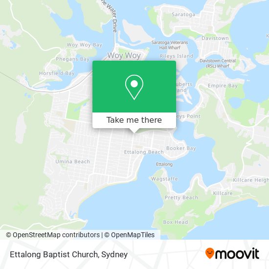 Ettalong Baptist Church map