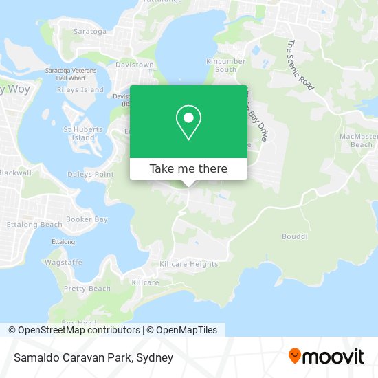 Samaldo Caravan Park map