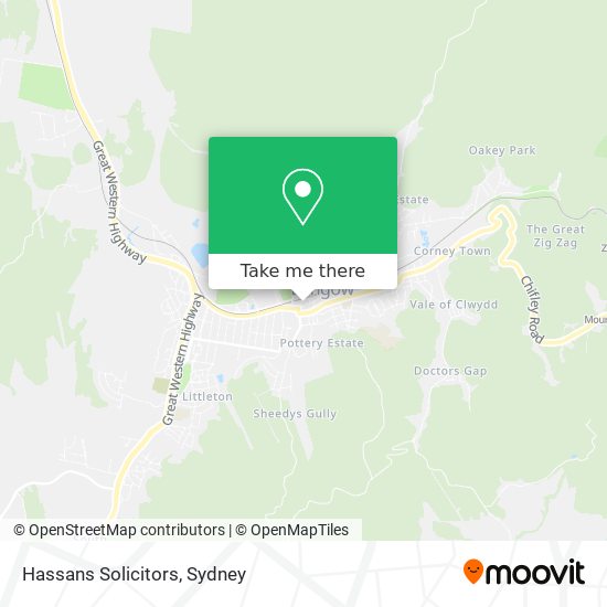 Hassans Solicitors map