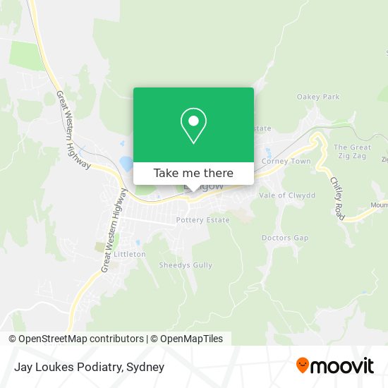 Jay Loukes Podiatry map