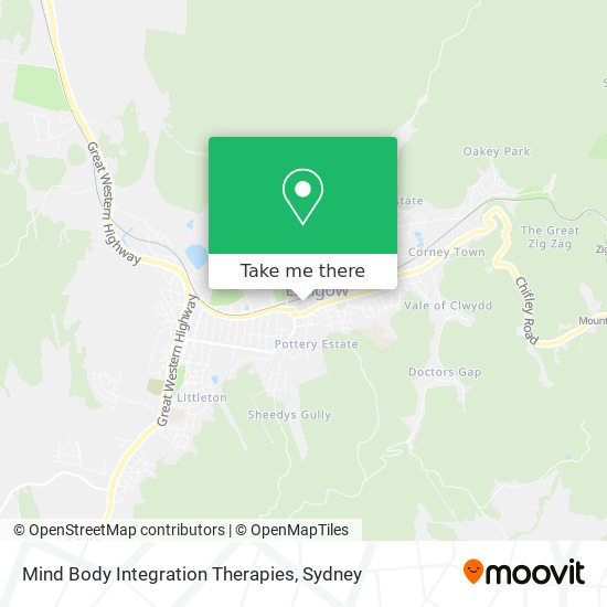 Mind Body Integration Therapies map