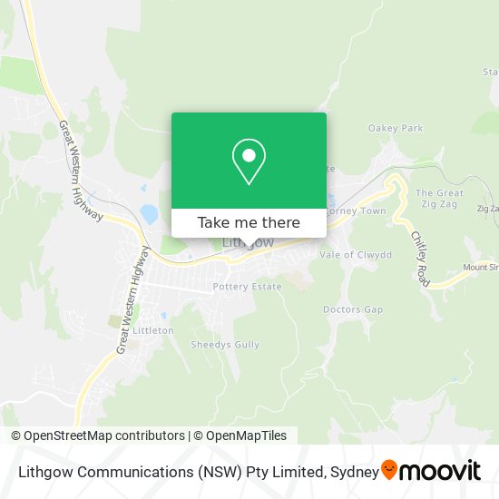 Lithgow Communications (NSW) Pty Limited map