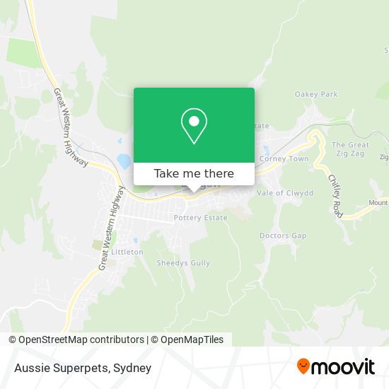 Aussie Superpets map