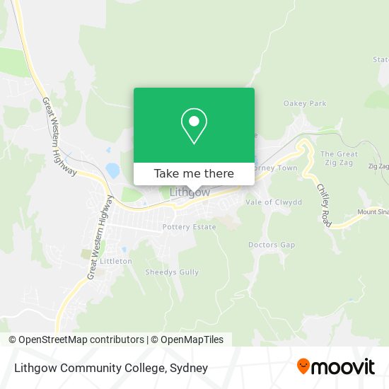 Lithgow Community College map