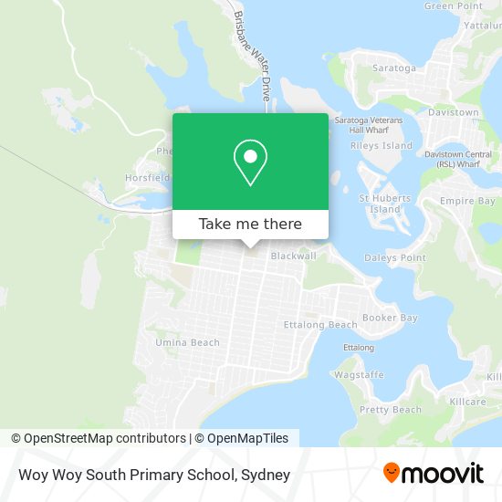 Mapa Woy Woy South Primary School