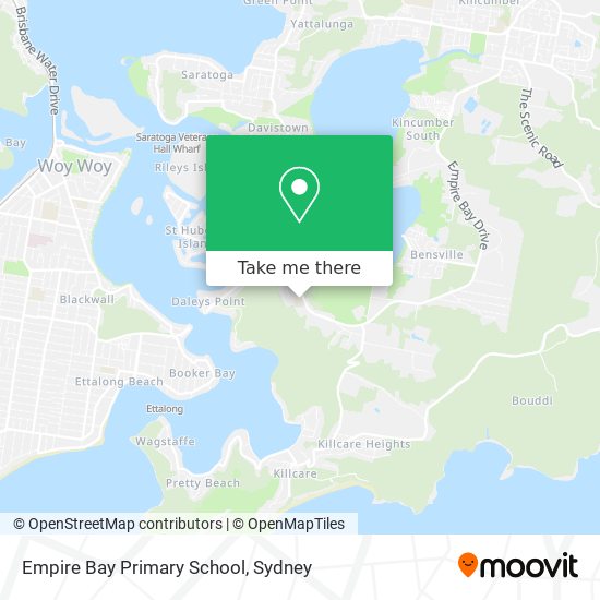 Empire Bay Primary School map