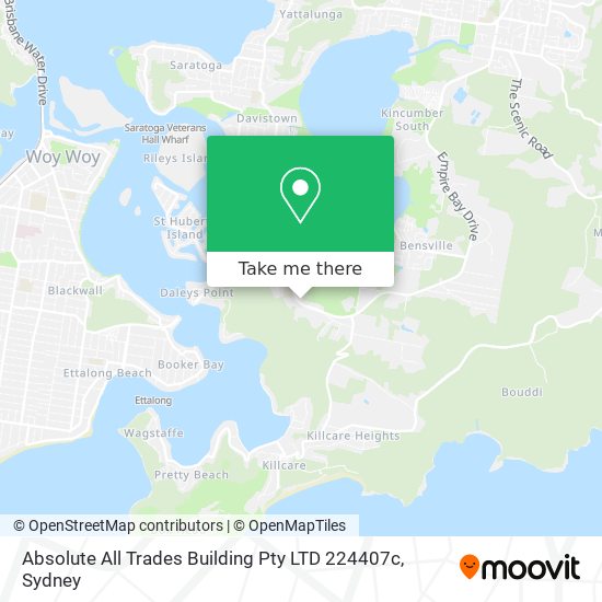 Mapa Absolute All Trades Building Pty LTD 224407c