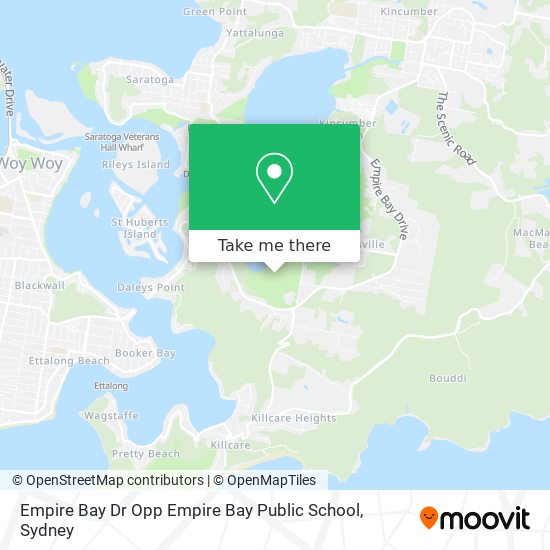 Mapa Empire Bay Dr Opp Empire Bay Public School