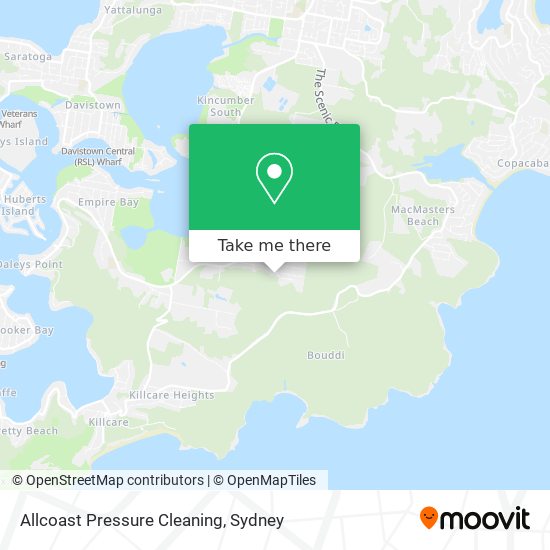 Allcoast Pressure Cleaning map