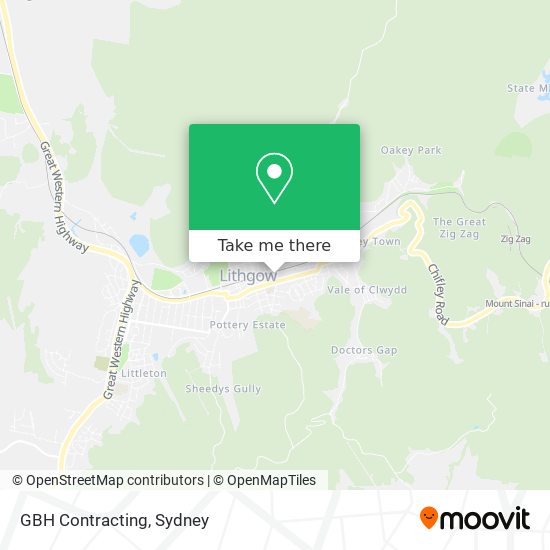 GBH Contracting map